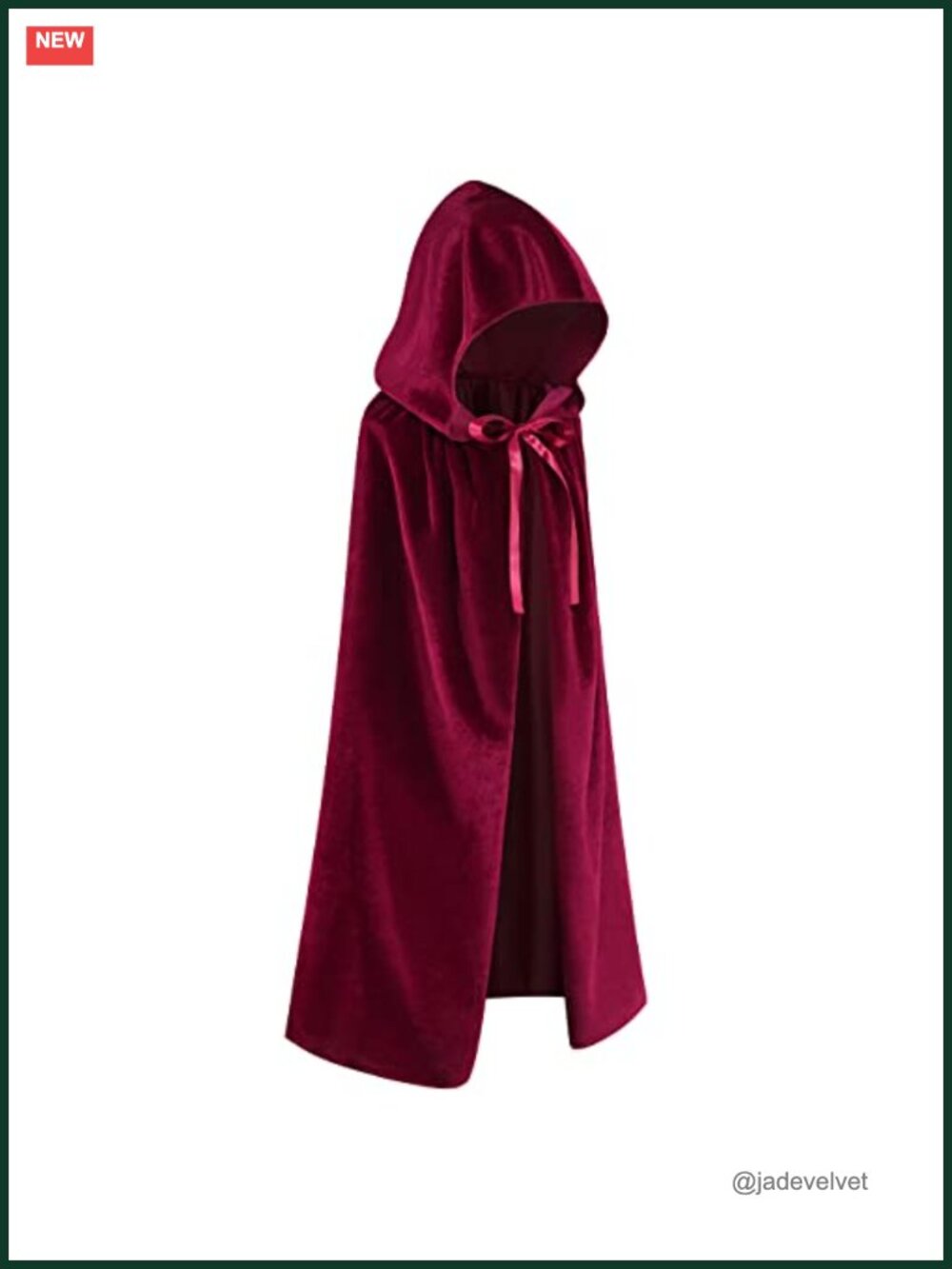 Kids Velvet Hooded Cloak Cape for Halloween Cosplay Costume